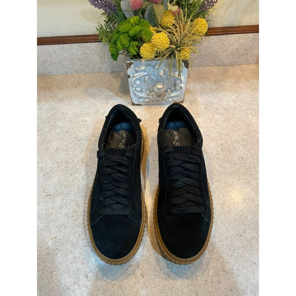 J/Slides Suede Platform Sneaker Black Size 7 - image 7